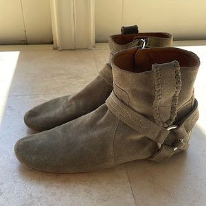 Stylish Tan Suede Ankle Boots